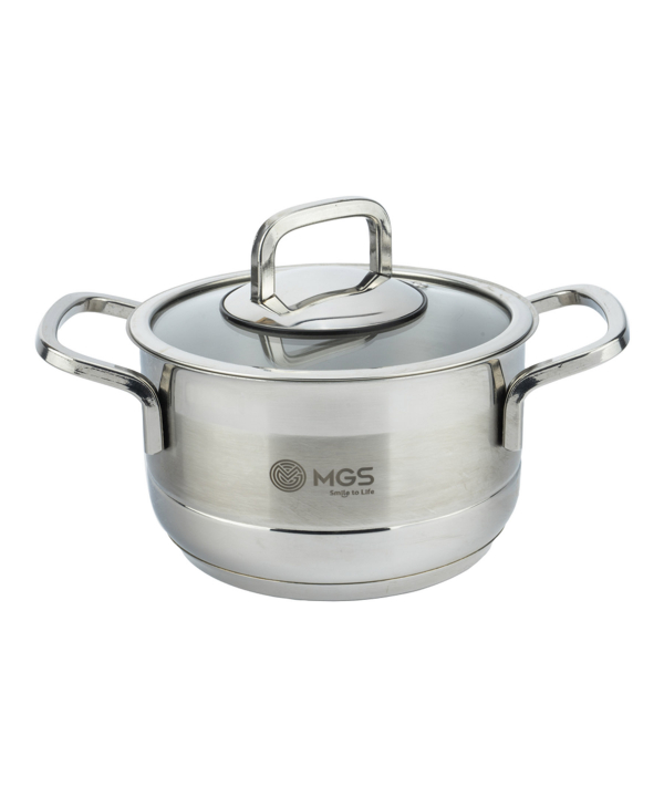 سرویس قابلمه 10 پارچه استیل  ام جی اس MGS کد CWS2112