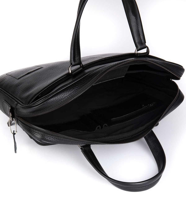 کیف اداری سرمه‌ای مردانه چرم مشهد Mashhad Leather مدل A0583-064