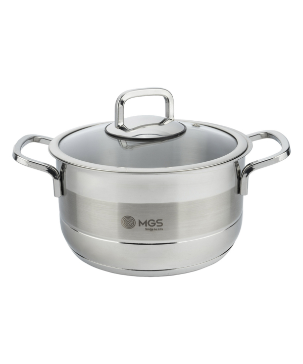 سرویس قابلمه 10 پارچه استیل  ام جی اس MGS کد CWS2112