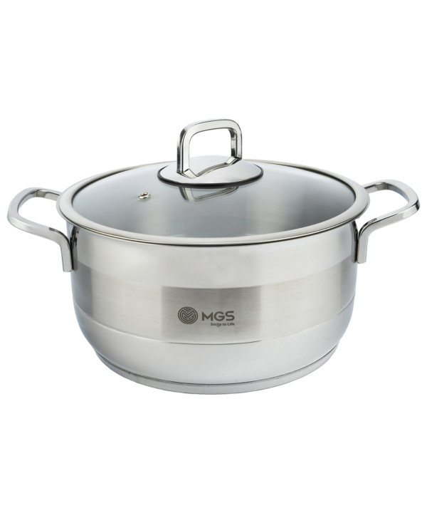 سرویس قابلمه 10 پارچه استیل  ام جی اس MGS کد CWS2112