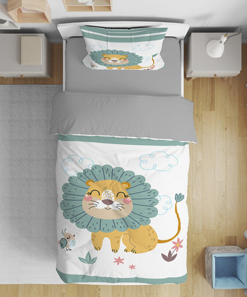 روتختی کودک یک نفره پنج تکه نوپه هوم Nope Home طرح شیر