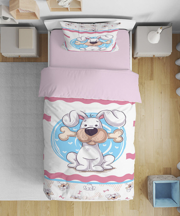 روتختی کودک یک نفره پنج تکه نوپه هوم Nope Home طرح سگ