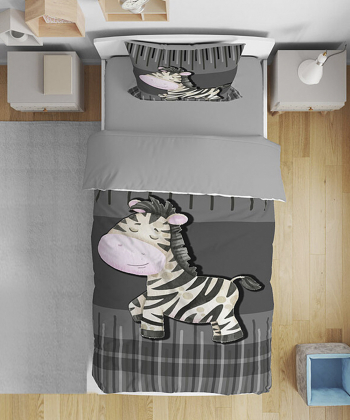 روتختی کودک یک نفره پنج تکه نوپه هوم Nope Home طرح گورخر