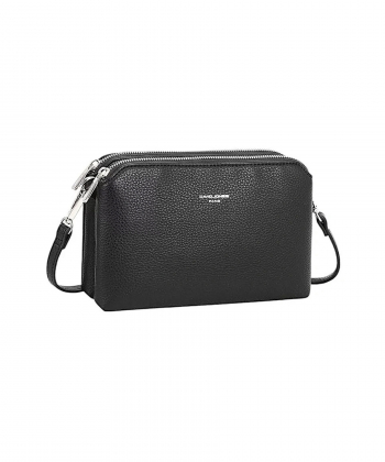 کیف دوشی چرم مصنوعی زنانه دیوید جونز مدل mp-DJ-cm6905a