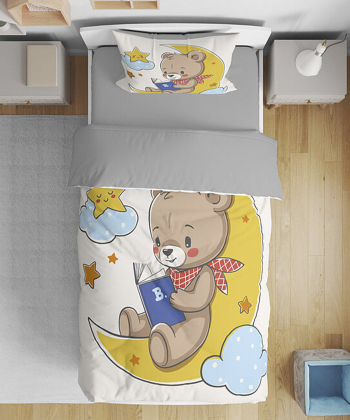 روتختی کودک یک نفره پنج تکه نوپه هوم Nope Home طرح خرس