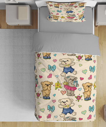 روتختی کودک یک نفره پنج تکه نوپه هوم Nope Home طرح خرس