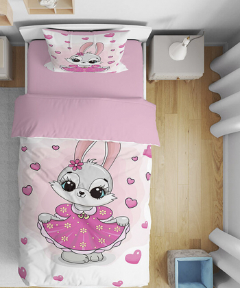 روتختی کودک یک نفره پنج تکه نوپه هوم Nope Home طرح خرگوش