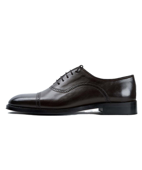 کفش مردانه چرم طبیعی چرم مشهد Mashad Leather مدل J6332