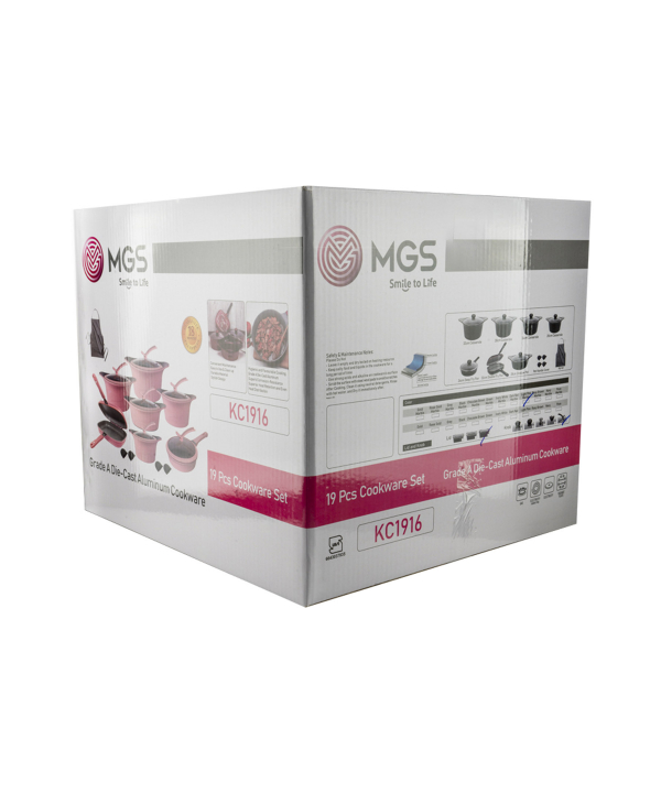 سرویس قابلمه 19 پارچه گرانیت ام جی اس MGS طرح کره ای C