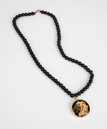 گردنبند سام نورزاده Noorzadeh Gold Art طرح ماه مرداد کد 31