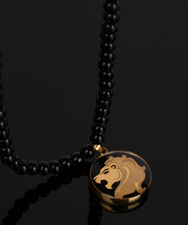 گردنبند سام نورزاده Noorzadeh Gold Art طرح ماه مرداد کد 31
