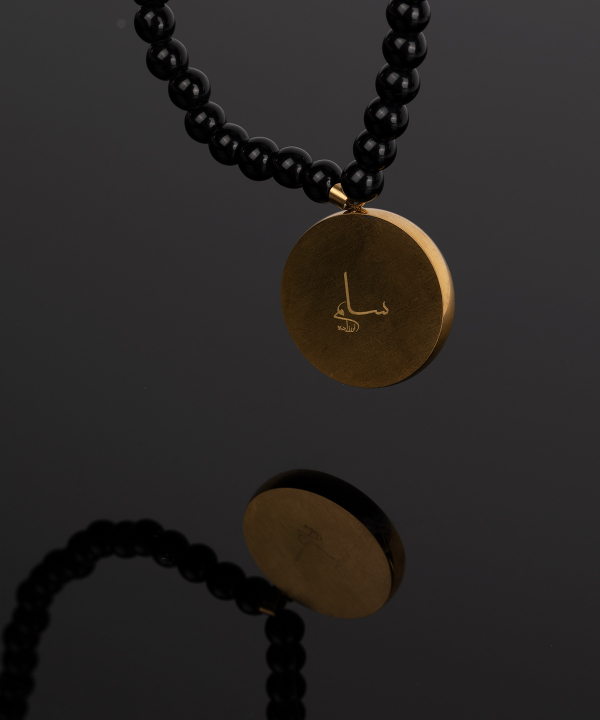 گردنبند سام نورزاده Noorzadeh Gold Art طرح ماه مرداد کد 31