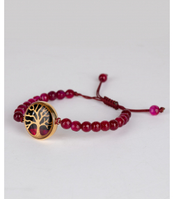 دستبند زنانه سام نورزاده Noorzadeh Gold Art طرح درخت زندگی کد 53