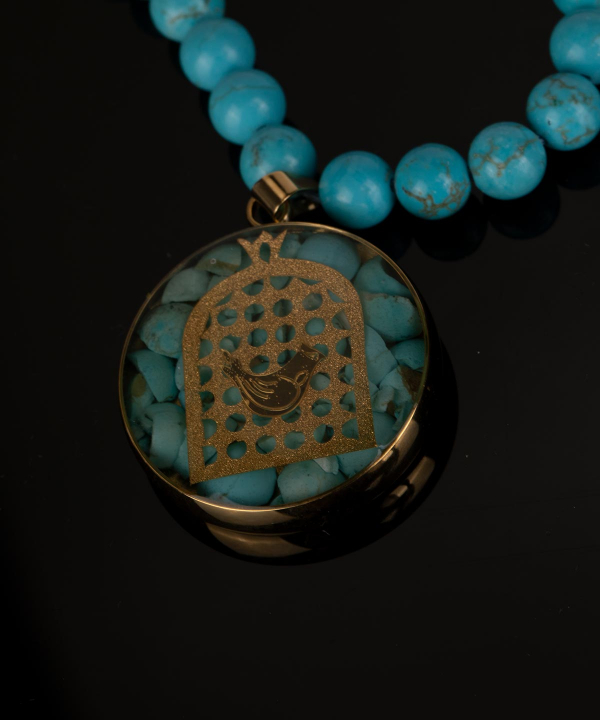 گردنبند سام نورزاده Noorzadeh Gold Art طرح مرغ آمین کد 56