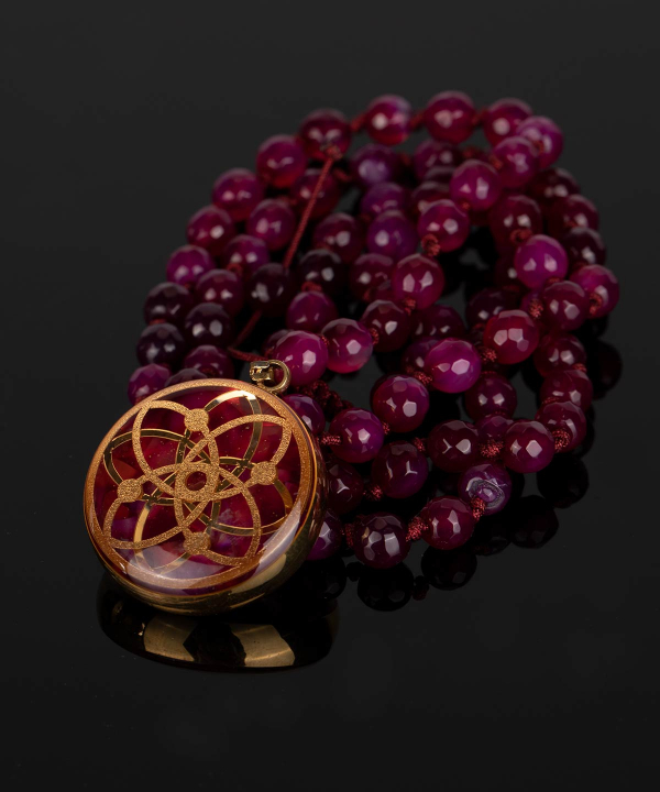 گردنبند سام نورزاده Noorzadeh Gold Art طرح ژومتریک کد 1701