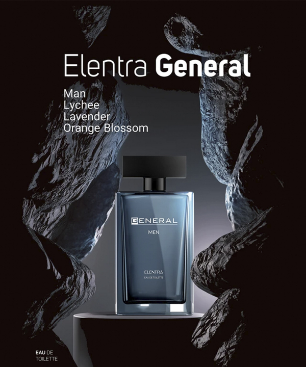 ادوتویلت مردانه النترا Elentra مدل General حجم 100 میلی لیتر