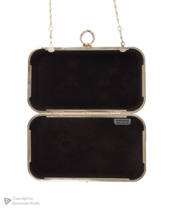 کیف کلاچ قلم فلزی ghalamfelezi کد cluchgold05