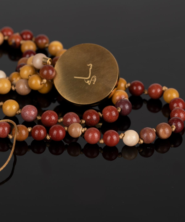 گردنبند زنانه سام نورزاده Noorzadeh Gold Art طرح برگ پاییزی کد 801