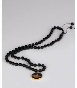 گردنبند سام نورزاده Noorzadeh Gold Art طرح فروهر  کد 60