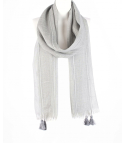 شال لینن زنانه نوولاشال Novellashawls کد 55246