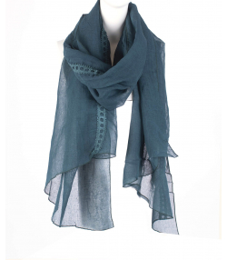 شال لینن زنانه نوولاشال Novellashawls کد 55250