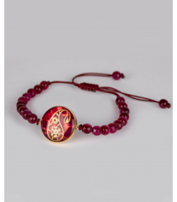 دستبند زنانه سام نورزاده Noorzadeh Gold Art طرح بته جقه کد 160