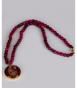 گردنبند سام نورزاده Noorzadeh Gold Art طرح بته جقه کد 172