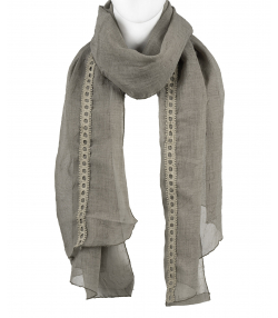 شال لینن زنانه نوولاشال Novellashawls کد 55250
