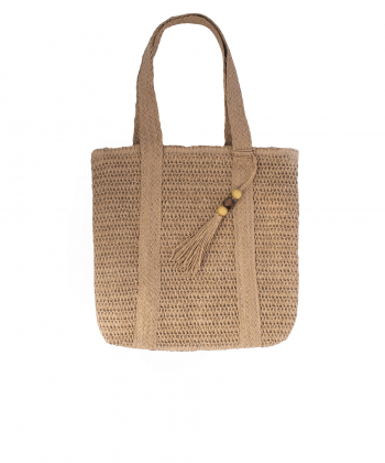 کیف حصیری زنانه نوولاشال Novella shawl کد 99051