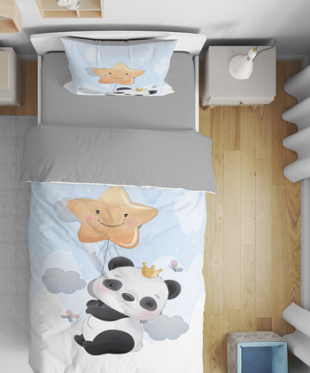 روتختی کودک یک نفره پنج تکه نوپه هوم nopehome طرح پاندا کد T6015