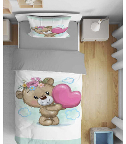 روتختی کودک یک نفره پنج تکه نوپه هوم nopehome طرح خرس کد T6065