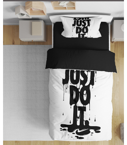 روتختی کودک یک نفره پنج تکه نوپه هوم nopehome طرح just do it کد T5689