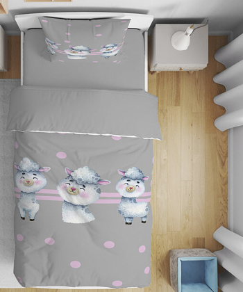 روتختی کودک یک نفره پنج تکه نوپه هوم nopehome طرح گوسفند کد T5996