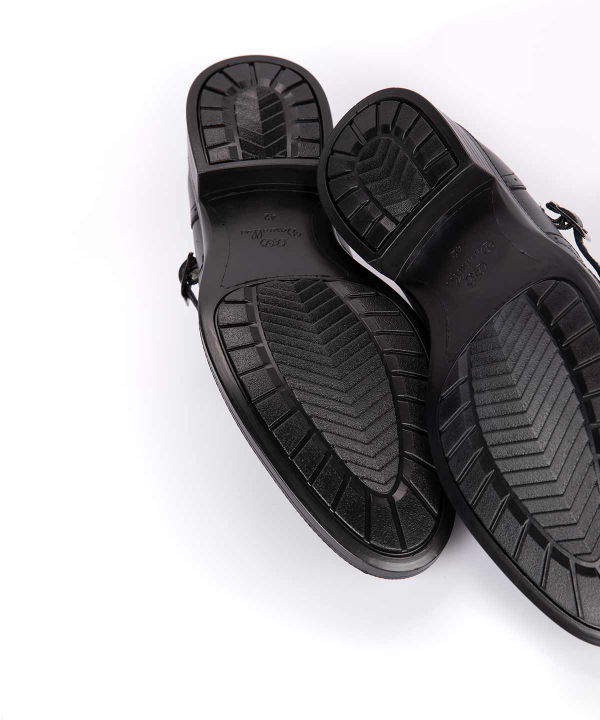 کفش چرم مردانه دنیلی Daniellee مدل Abtin Slipon Buckled