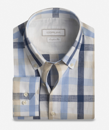 پیراهن آستین بلند مردانه کروم مدل 2510130