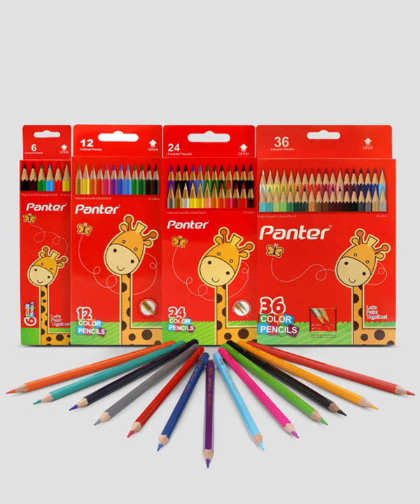 مداد رنگی 12 رنگ Hexagonal پنتر Panter مدل PCP 103
