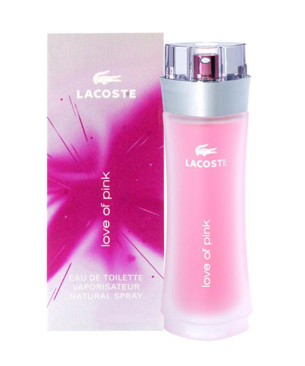 ادوتویلت زنانه لاگوست Lacoste مدل Love Of Pink حجم 90 میلی‌لیتر
