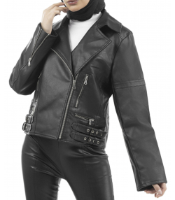 کت چرم زنانه جوتی جینز JootiJeans کد 43721116