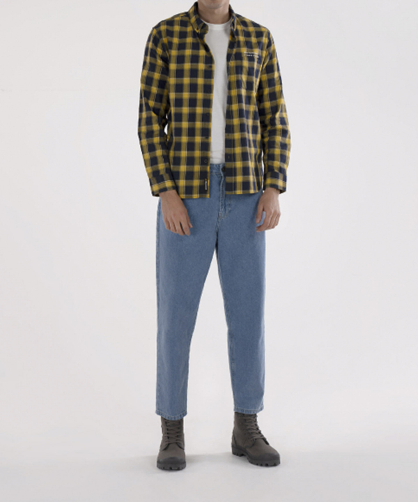 پیراهن آستین بلند مردانه جین وست Jeanswest کد 01131505