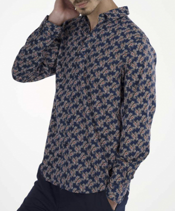 پیراهن طرح دار مردانه جوتی جینز JootiJeans کد 04531066