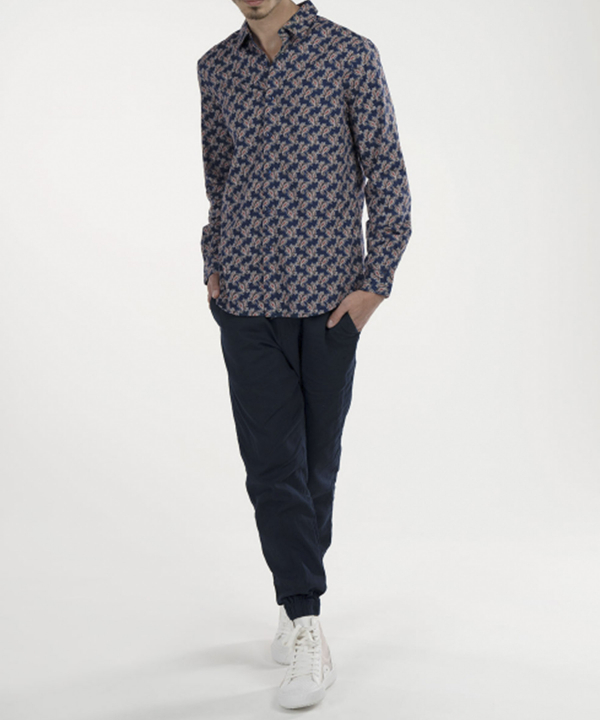 پیراهن طرح دار مردانه جوتی جینز JootiJeans کد 04531066