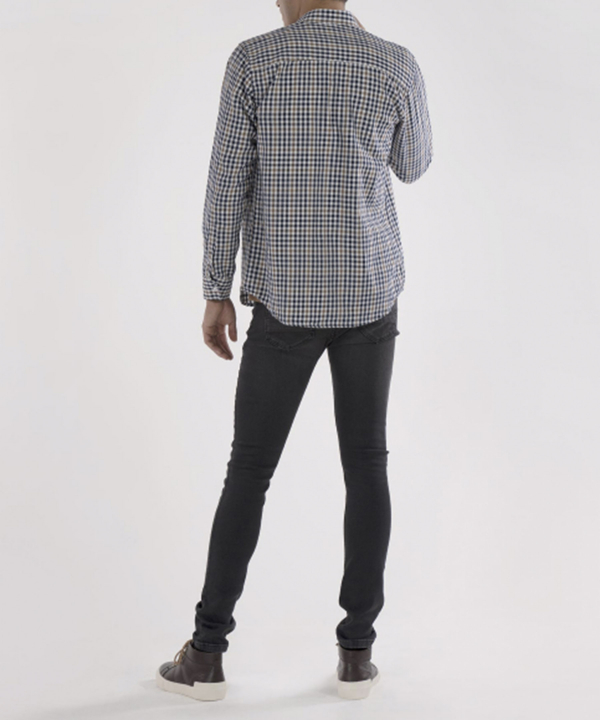 پیراهن چهارخانه مردانه جوتی جینز JootiJeans کد 11531106