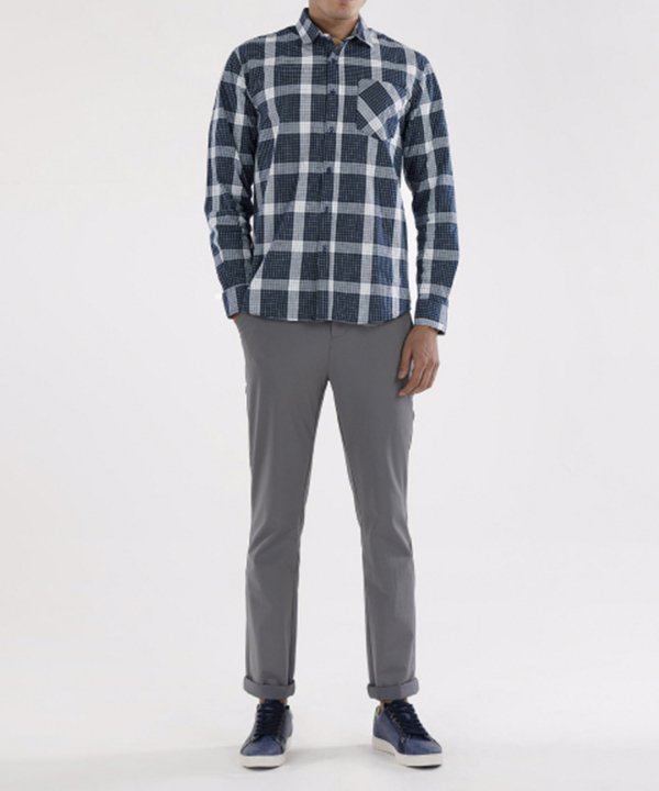 پیراهن چهارخانه مردانه جوتی جینز JootiJeans کد 11531108
