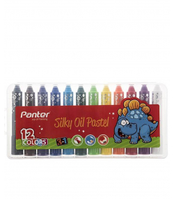 پاستل روغنی 12 رنگ پنتر Panter مدل Silky