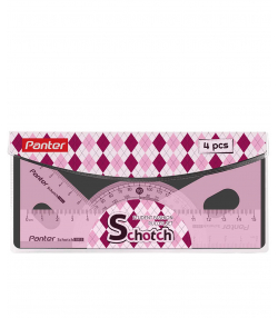 ست خط کش رنگی Scotch پنتر Panter مدل RS 1911