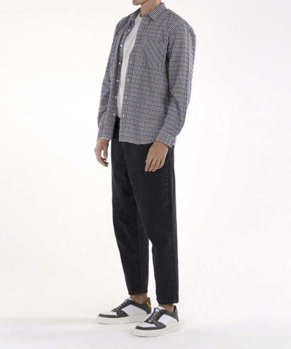 پیراهن چهارخانه مردانه جوتی جینز JootiJeans کد 04531089