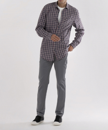 پیراهن چهارخانه مردانه جوتی جینز JootiJeans کد 04531093