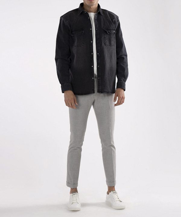 پیراهن جین مردانه جوتی جینز JootiJeans کد 11531097