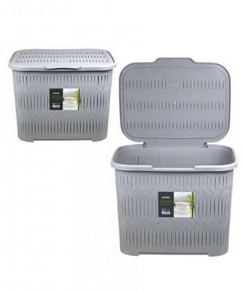 سبد رخت دربدار کوتاه بامبو لیمون Limon کد 151252