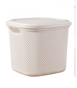 سبد رخت دربدار کوچک طرح بافت لیمون Limon کد 213535